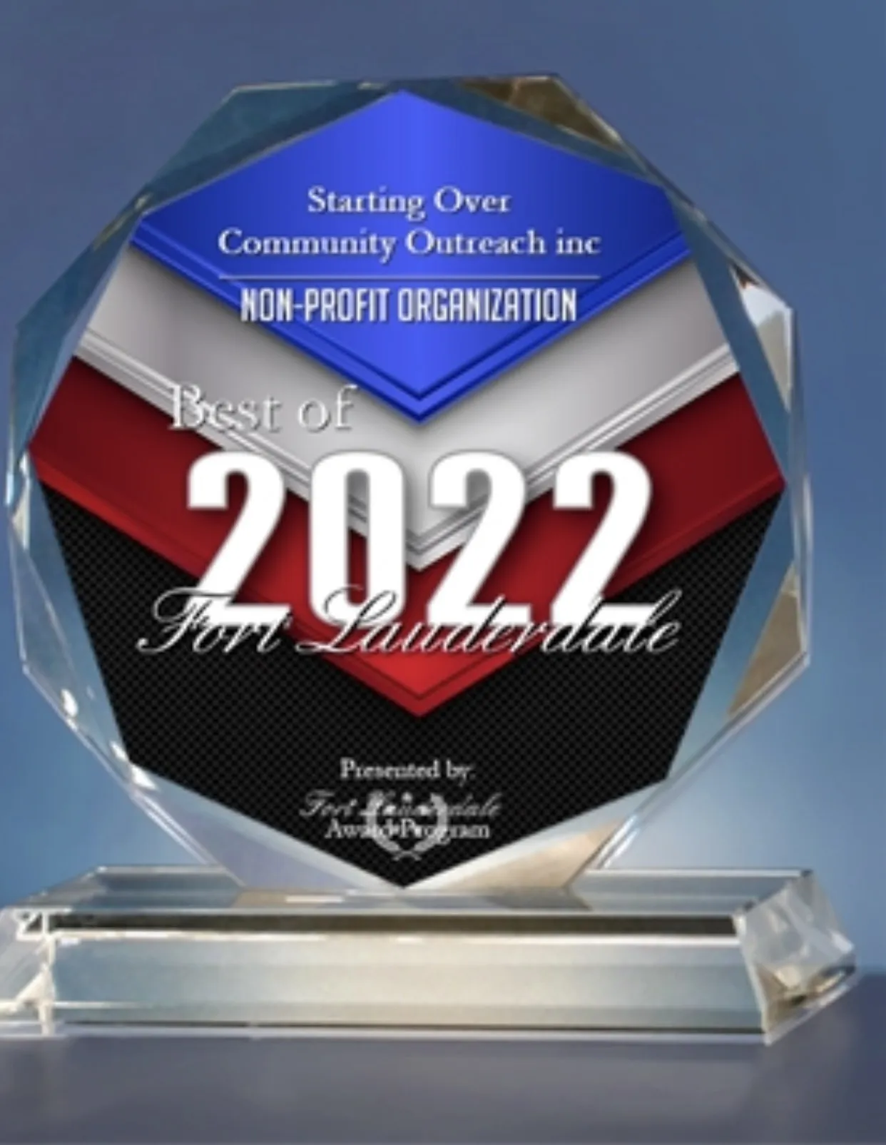 Best of 2022 Nonprofit Org in Ft. Lauderdale award